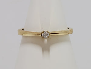 10k Yellow Gold Canadian Diamond Ring