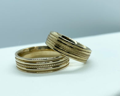 10k Yellow Gold Bands