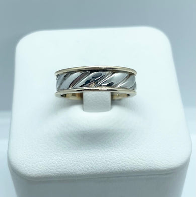 10k Two Tone Ring 