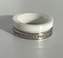 Load image into Gallery viewer, Stainless Steel and Ceramic Ring
